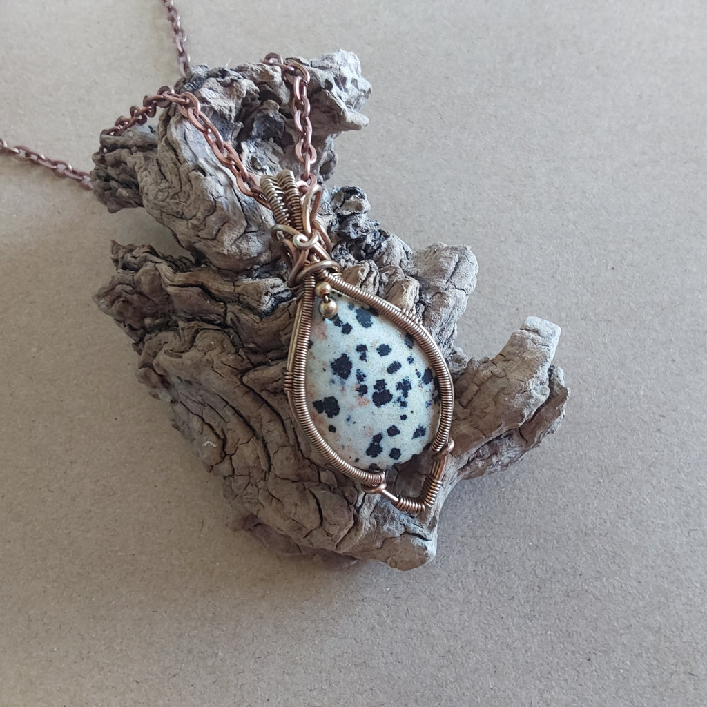 Dalmatian Jasper Pendant