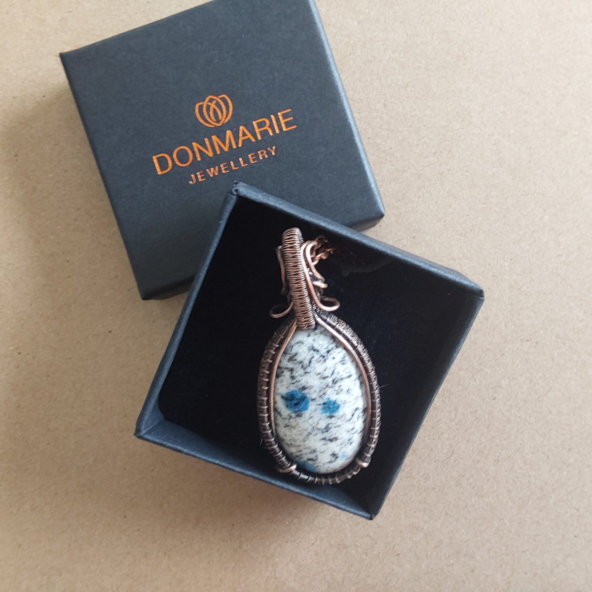 K2 Jasper cabochon pendant