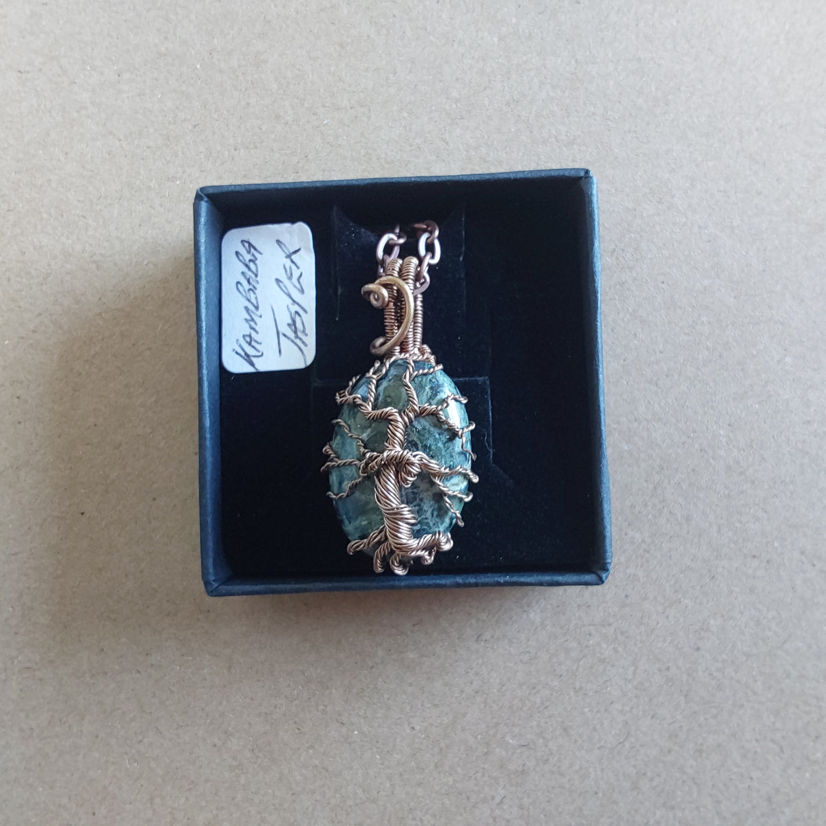 Kambaba Jasper Tree of Life pendant