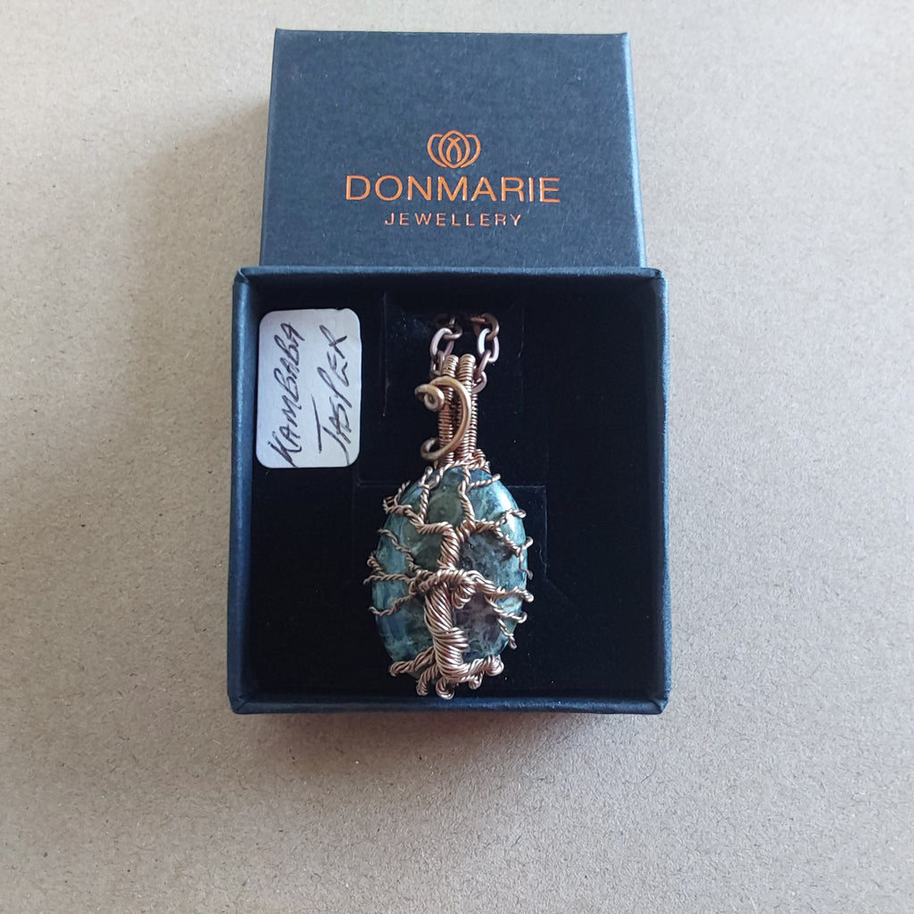 Kambaba Jasper Tree of Life pendant