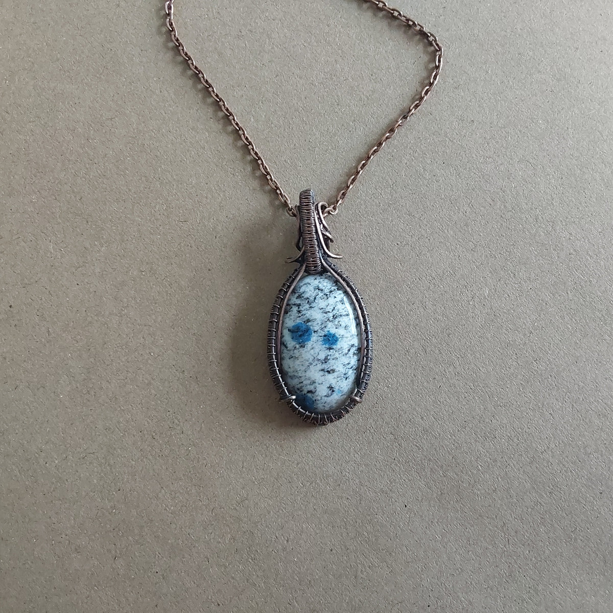 K2 Jasper cabochon pendant