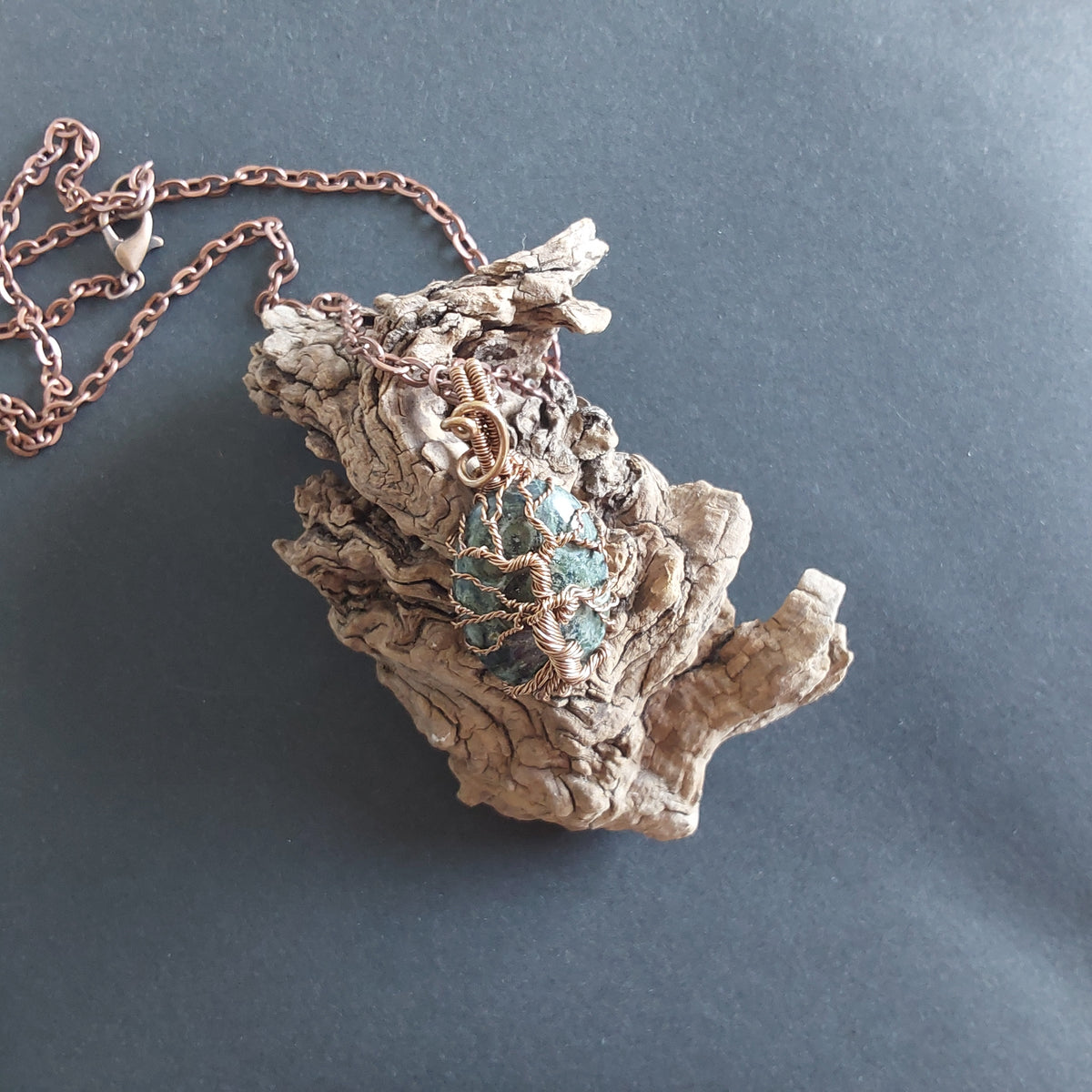 Kambaba Jasper Tree of Life pendant