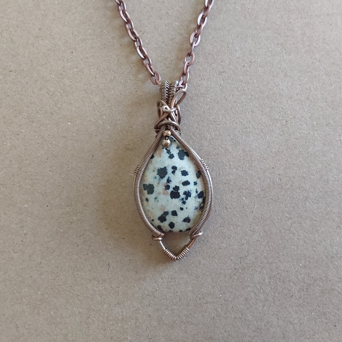 Dalmatian Jasper Pendant