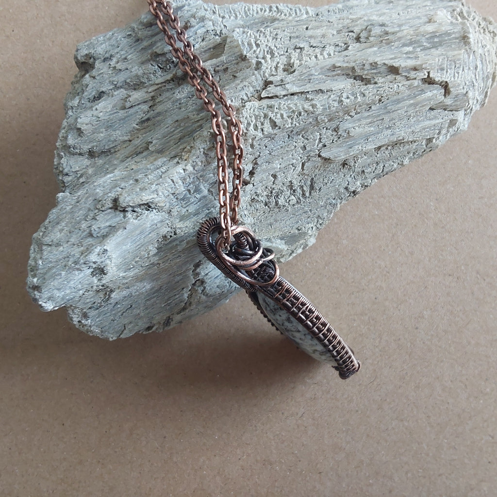 K2 Jasper cabochon pendant