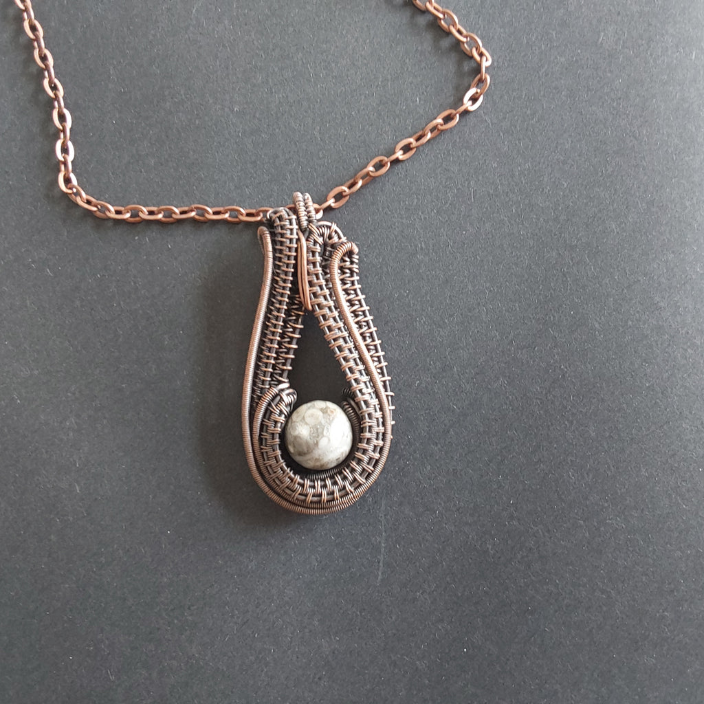 Fossil Jasper pendant