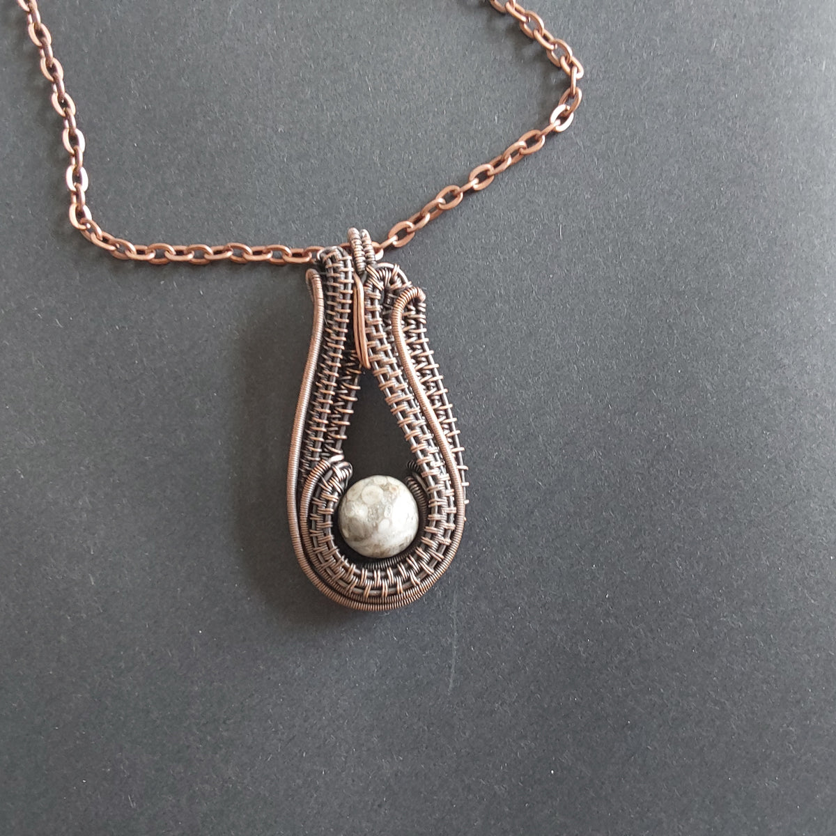Fossil Jasper pendant