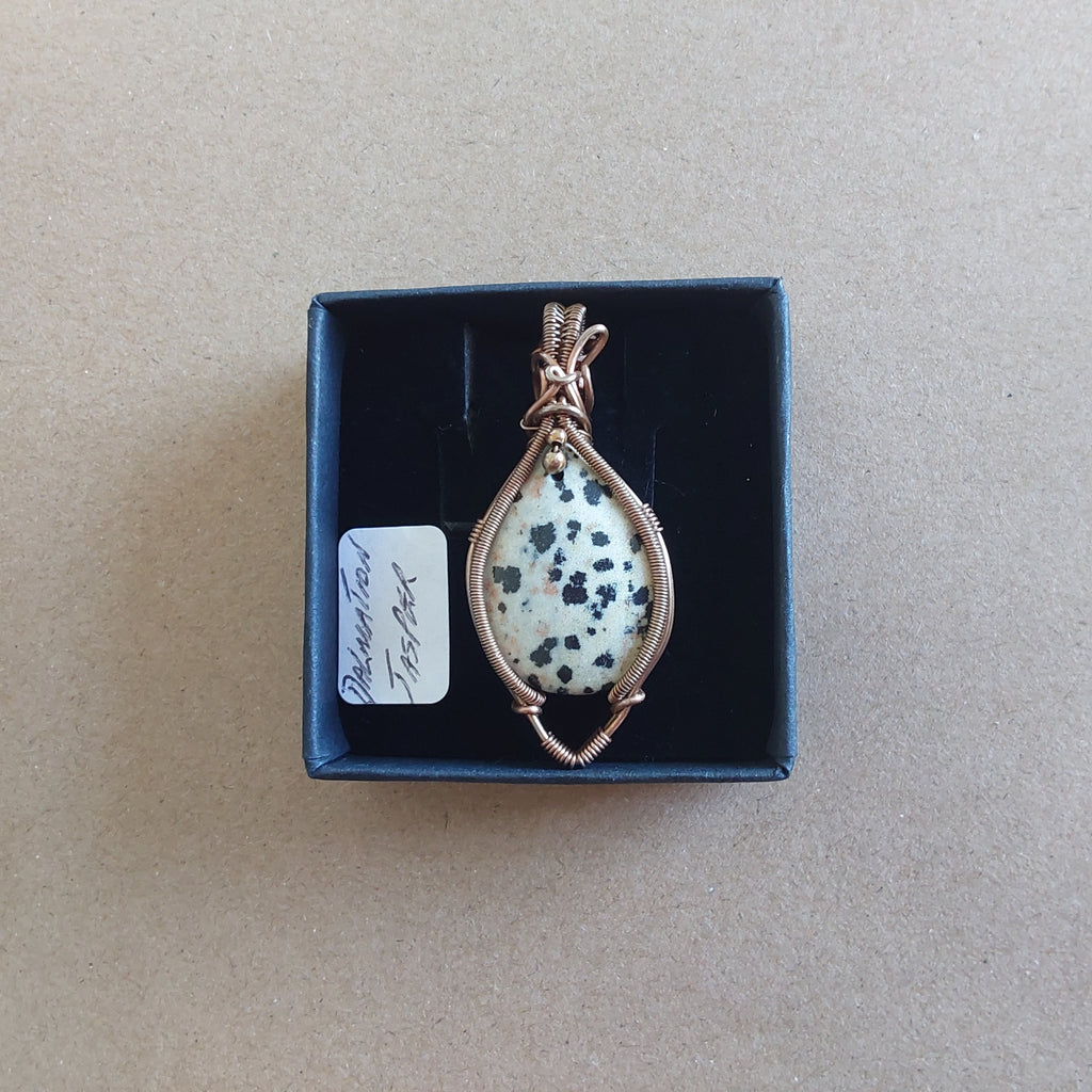 Dalmatian Jasper Pendant