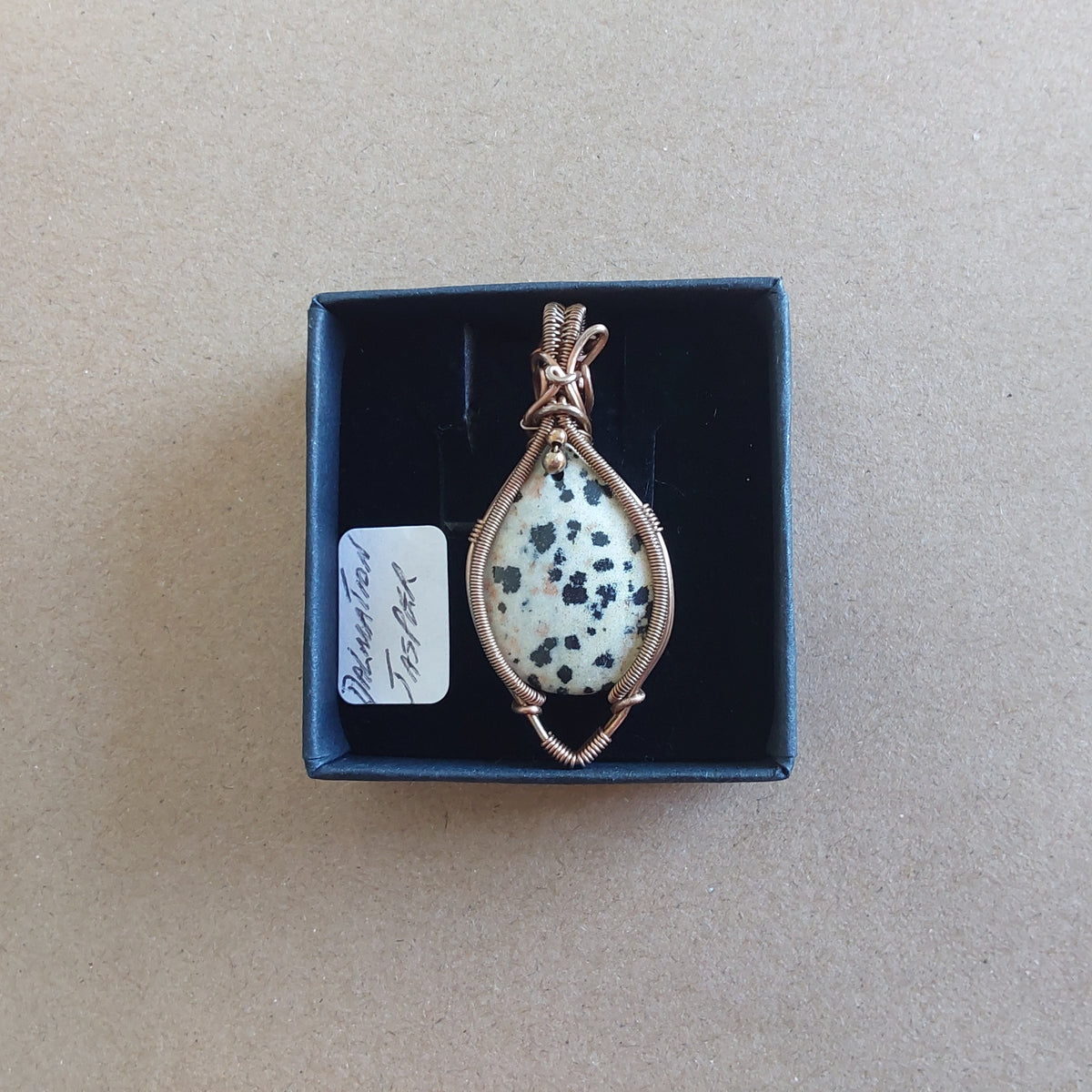 Dalmatian Jasper Pendant