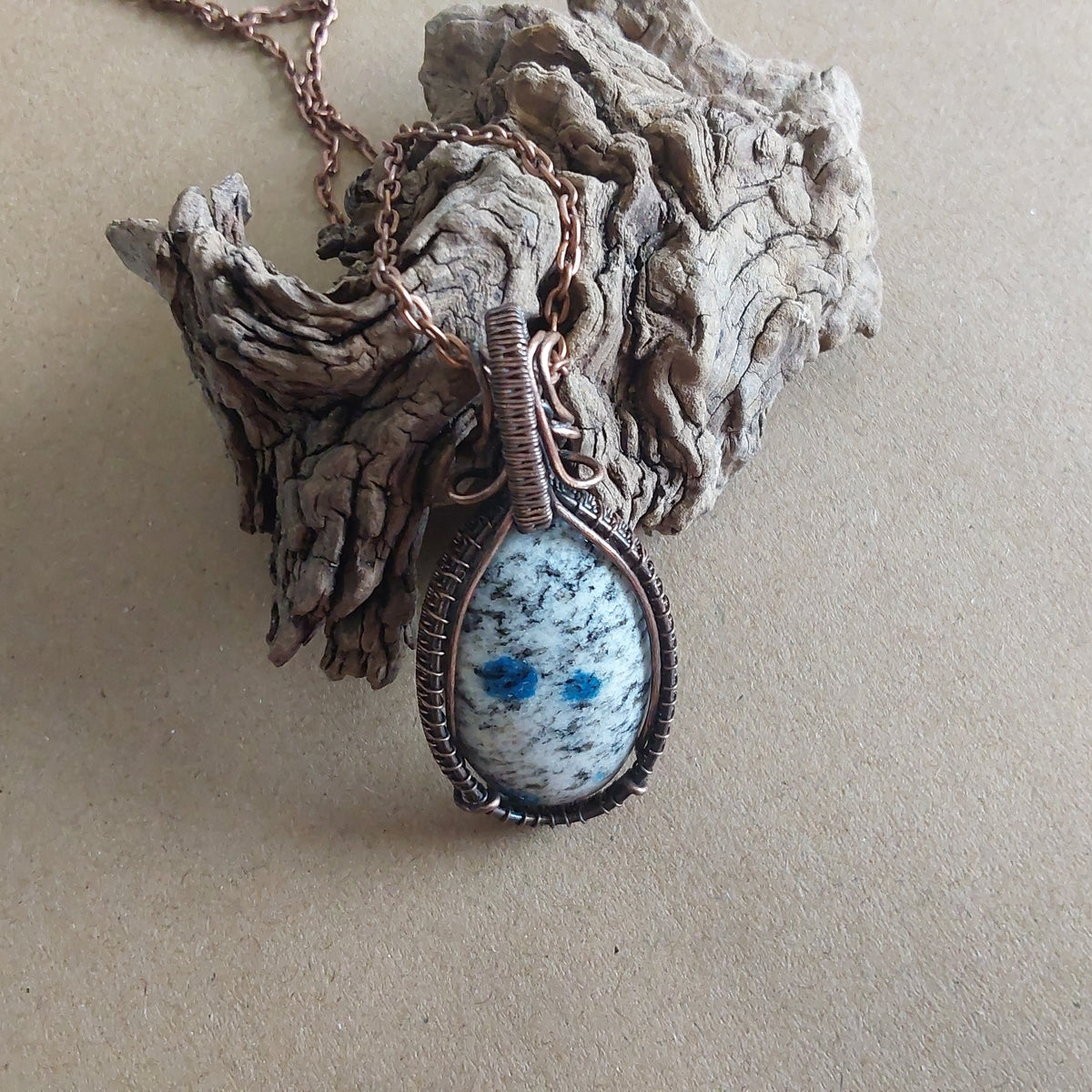 K2 Jasper cabochon pendant