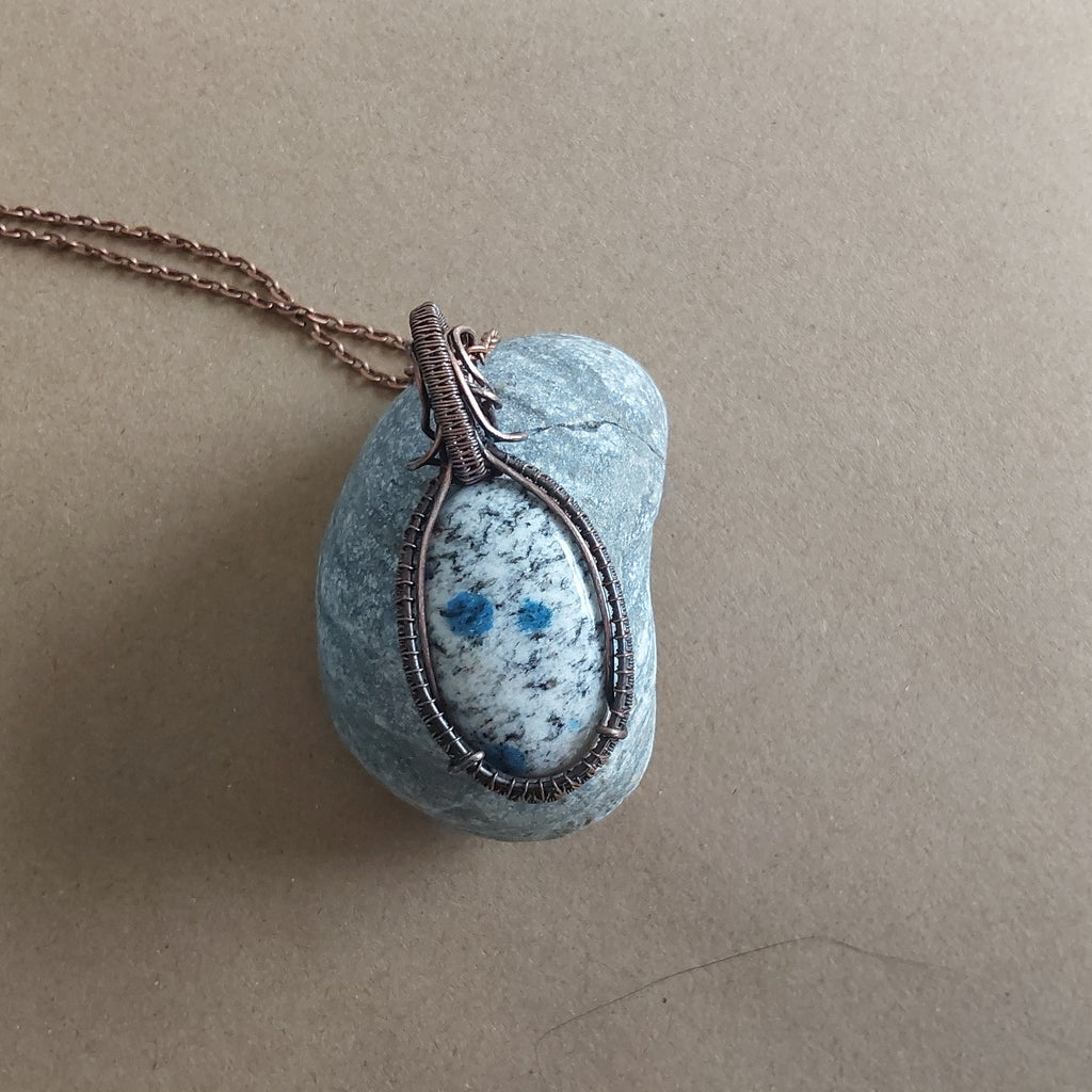 K2 Jasper cabochon pendant