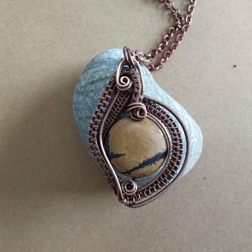 Cocoa Jasper pendant