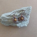 Tigers Eye earrings