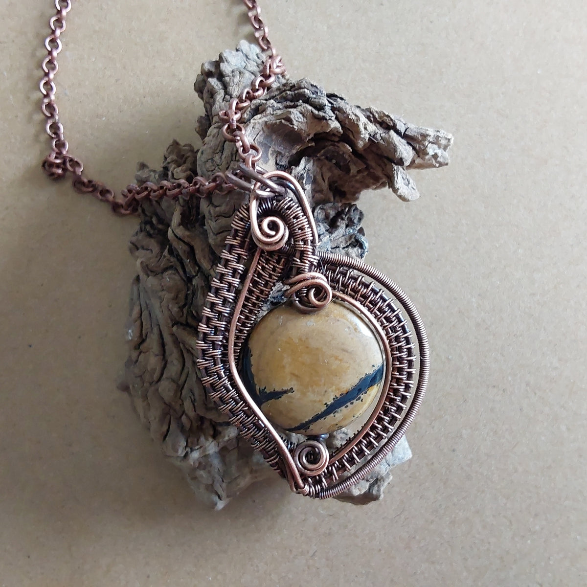 Cocoa Jasper pendant