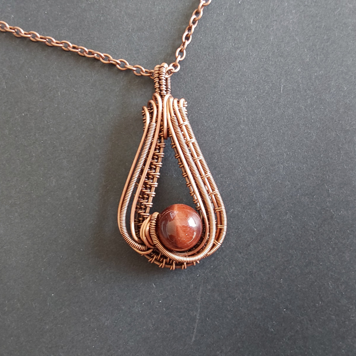 Red Tigers Eye pendant
