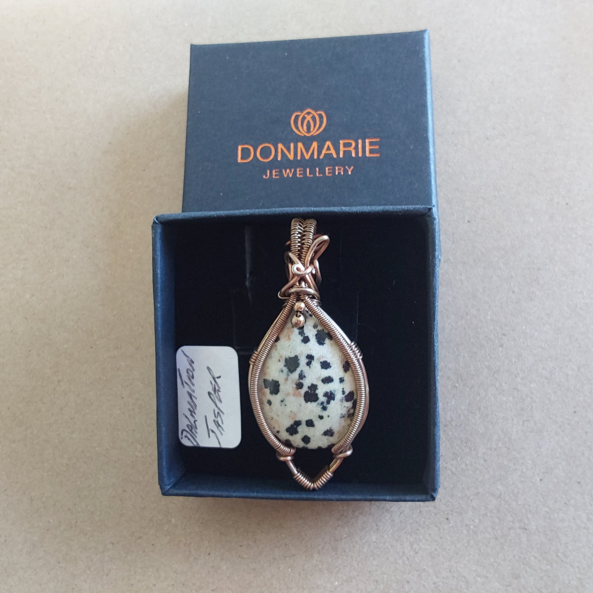 Dalmatian Jasper Pendant