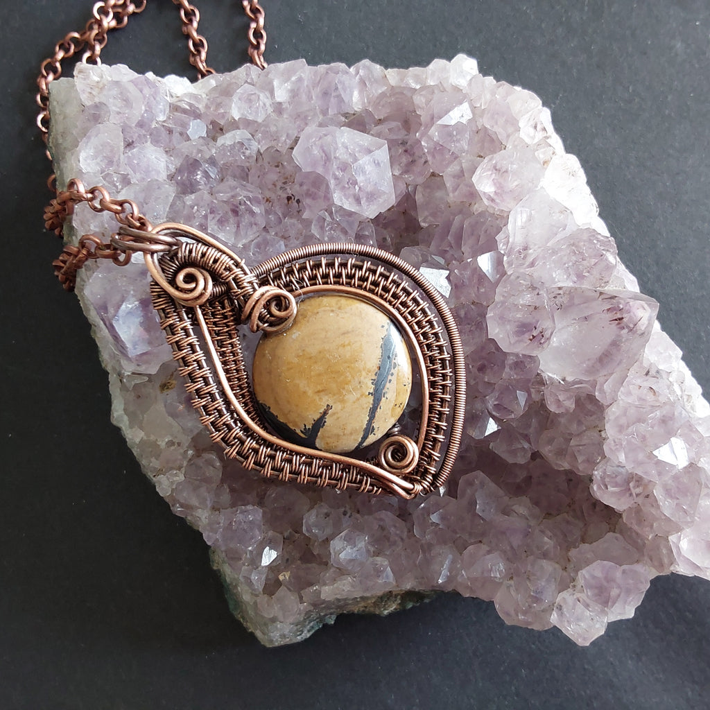 Cocoa Jasper pendant