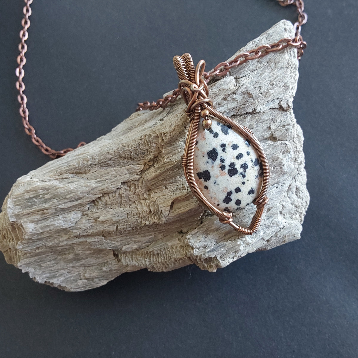 Dalmatian Jasper Pendant