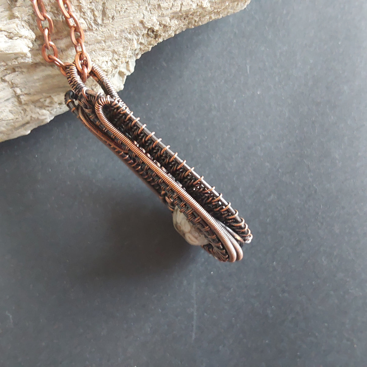 Fossil Jasper pendant