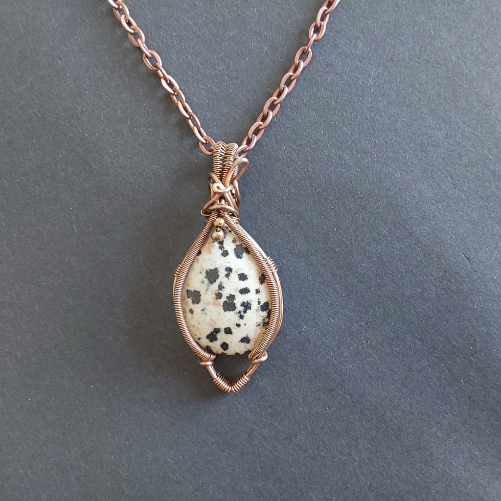Dalmatian Jasper Pendant