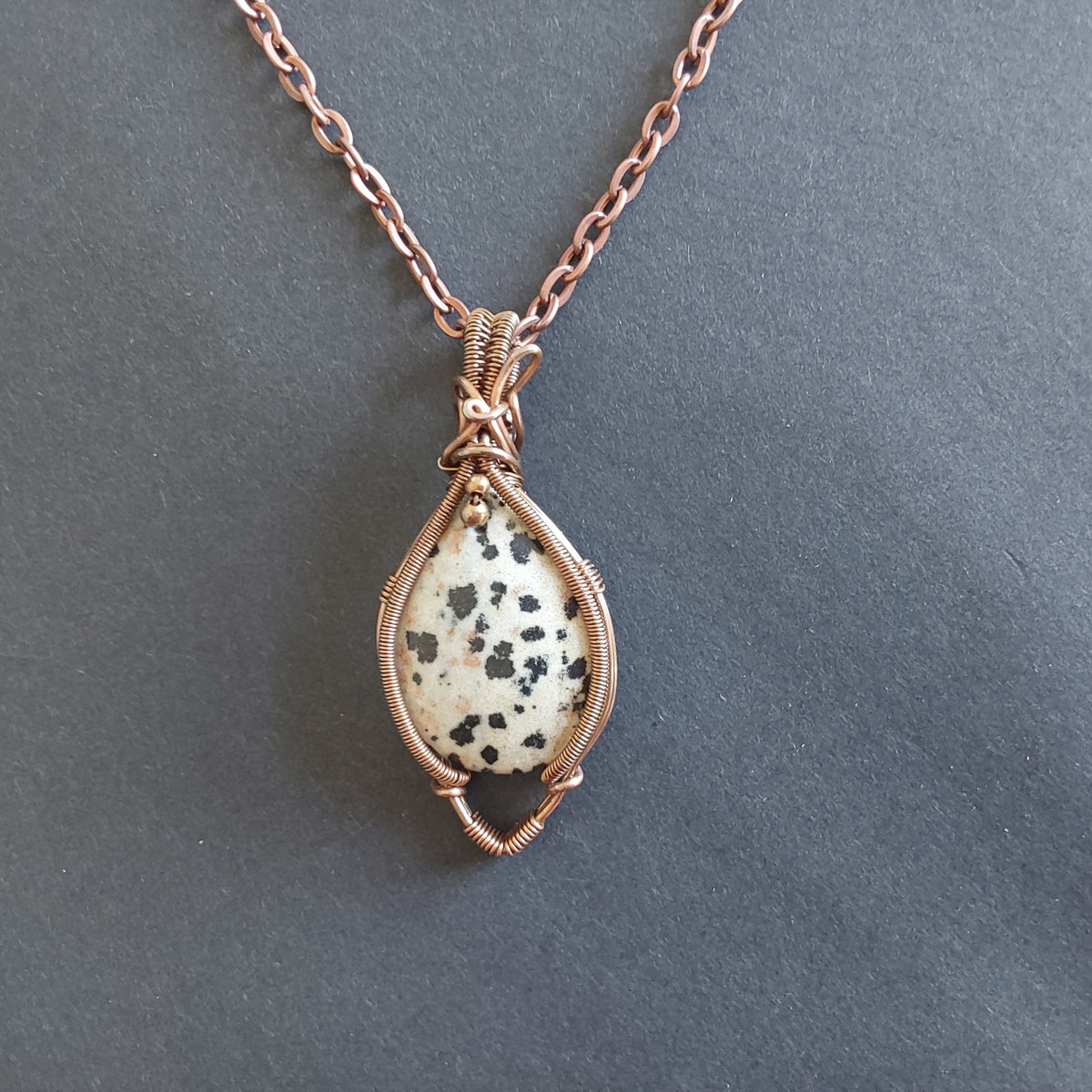 Dalmatian Jasper Pendant