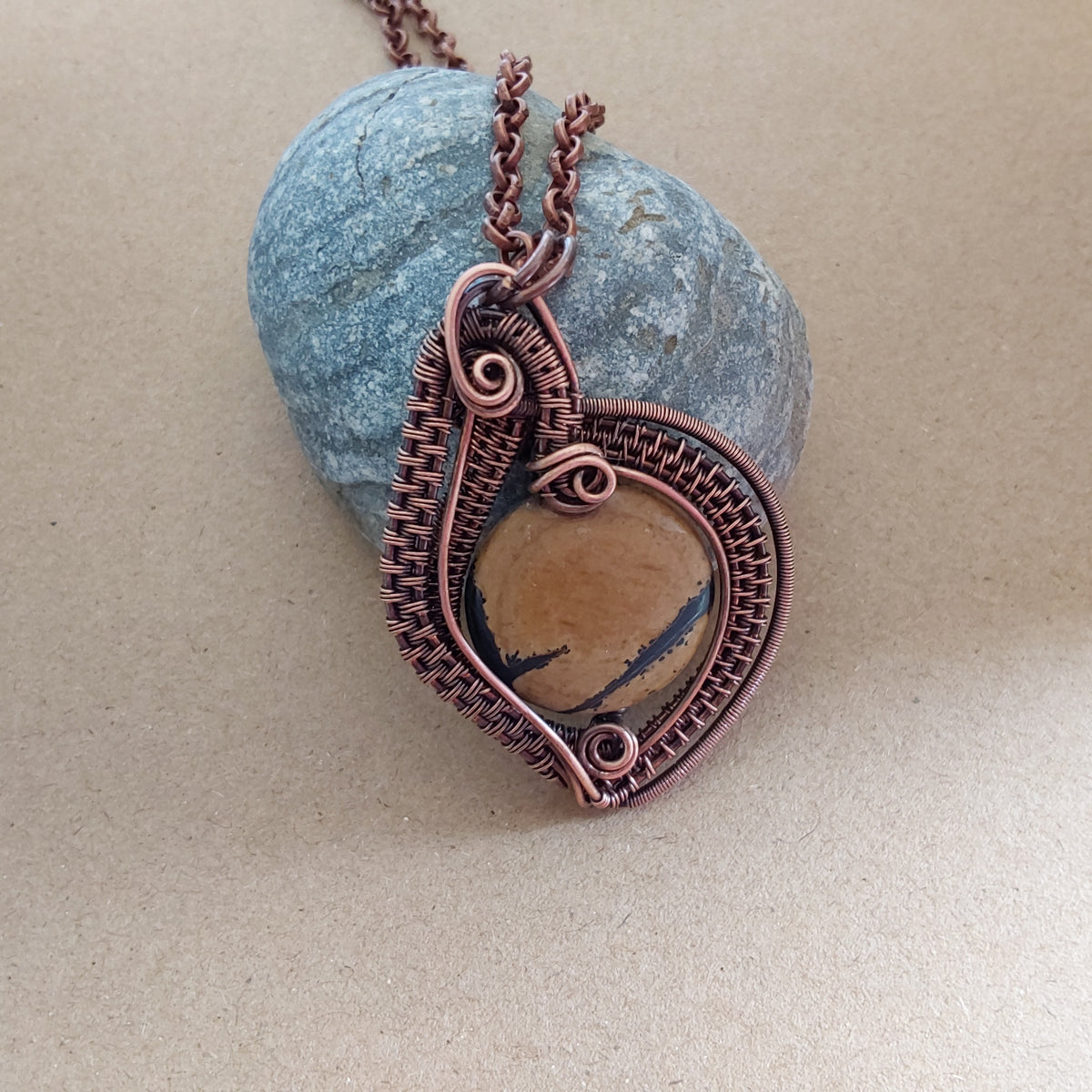 Cocoa Jasper pendant